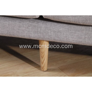 3-seat modern sofa in fabric